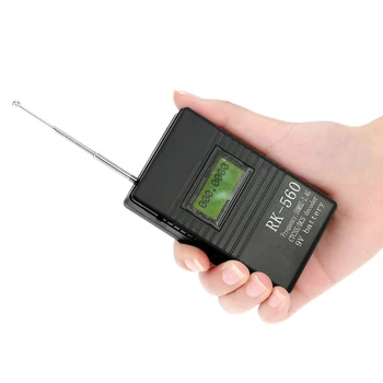RK-560 Dažnio Detektorius 50MHz-2.4 GHz Išmatuojami Dažnio garso Išjungimo