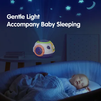 Romantiška Krištolo Rutulį Projekcija Lempos Šviesos Žaislai, Vaikų Ankstyvojo Ugdymo Ir Lydėti Kūdikį Miega