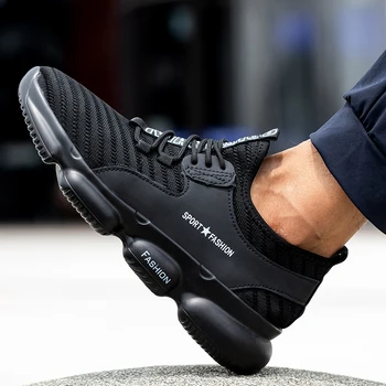 ROXDIA Mados vyrų saugos avalynė moterims, darbas sportbačiai plieno toe cap kvėpuojantis lauko batų plius dydis 36-48 naujas prekės ženklas RXM631