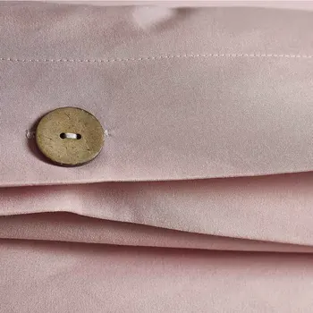Rožinė Prabanga mygtuką antklode padengti MUMS Karalius ir Karalienė dviejų dydis 3pcs/set patalynės antklodė padengti nustatyti funda edredon dekbedovertrek 7colors