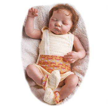 RSG Bebe Atgimsta Lėlės 19 Colių Gyvas Naujagimis Mielas Miega Reborn Baby Vinilo Lėlės Dovana Žaislas Vaikams