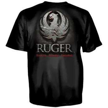 RUGER ŠAUNAMŲJŲ ginklų METALO marškinėliai Vyrams STURM RUGER & CO Amerikos Viržių Pilka, Šaunamųjų ginklų, laisvalaikio dovana tee JAV Dydis