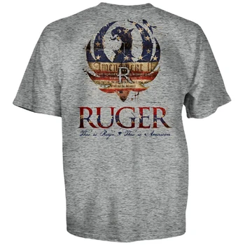 RUGER ŠAUNAMŲJŲ ginklų METALO marškinėliai Vyrams STURM RUGER & CO Amerikos Viržių Pilka, Šaunamųjų ginklų, laisvalaikio dovana tee JAV Dydis