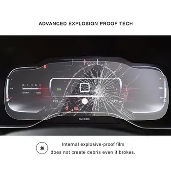 RUIYA Automobilių Screen Protector For Citroen C5 aircross 2018 2019 2020 LCD Skydelio Ekrane Auto Interjero Priedai