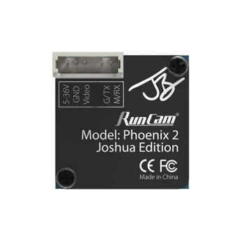RunCam Phoenix 2 Joshua Edition KAMERA 1/2 CMOS f2.0 Super WDR Mini FPV Kameros RC Lenktynių Drone