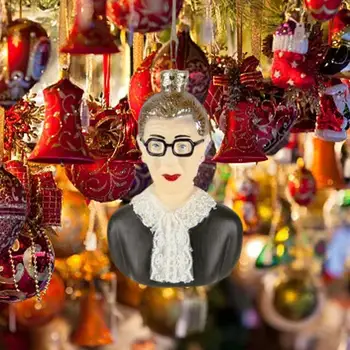 Ruth Bader Ginsburg Lėlės Kabo Pakabukas Prabangus Ornamentas Kalėdų Eglutės Papuošalus, Namų Dekoravimo, Ornamentų