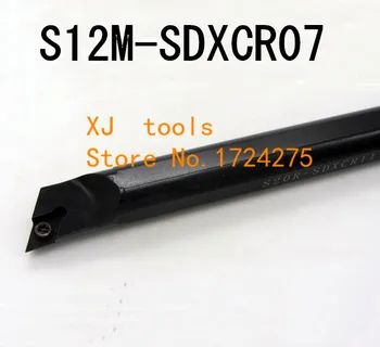 S12M-SDXCR07/S12M-SDXCL07 Nuobodu Baras Vidaus Tekinimo Turėtojas,95 laipsnių CNC Putoja Pjovimo Toolholder už DCMT070204 peilis