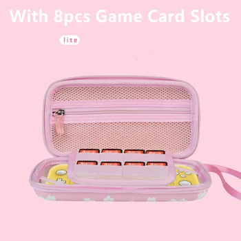 Sakura Rožinis dėklas skirtas Nintendo Jungiklis Lite – Portable Hard Shell Kelionių lagaminas Nintendo Jungiklis NS ir Priedai