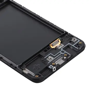 Samsung Galaxy A20 / SM-A250F Ekranu ir skaitmeninis keitiklis Visą komplektuojami Su Rėmo TFT Medžiaga (ES Redakcija) (Juoda)