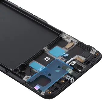 Samsung Galaxy A20 / SM-A250F Ekranu ir skaitmeninis keitiklis Visą komplektuojami Su Rėmo TFT Medžiaga (ES Redakcija) (Juoda)