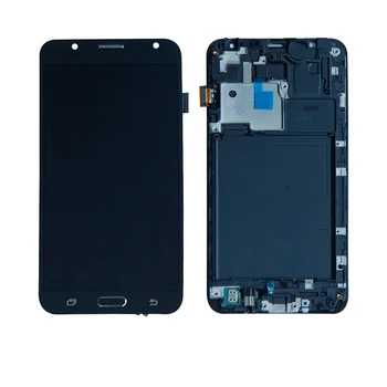 Samsung Galaxy J7 SM-J700M J700D J700 LCD Ekranas Jutiklinis Ekranas skaitmeninis keitiklis komplektuojami su Rėmo