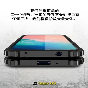 Samsung Galaxy M51 A21S Padengti M21 M30S M01 A51 A71 M31 antidetonaciniai Patikima Šarvai Silikono Telefoną Atveju 