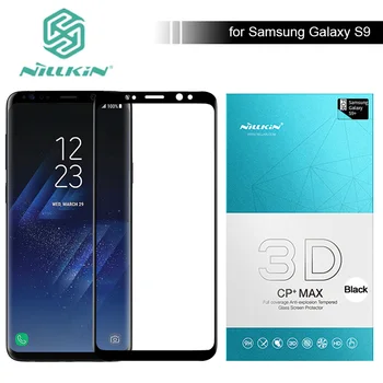 Samsung Galaxy S9 Stiklo Nillkin 3D CP+ Max Visiškai Padengti Grūdinto Stiklo Screen Protector for Samsung Galaxy S9 3D Cuved Stiklo