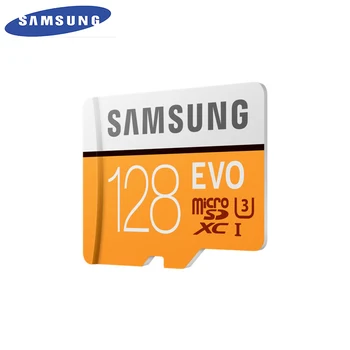 SAMSUNG Originalus Naujas EVO 128 GB U3 Atminties Kortelės Class10 Micro SD TF/SD Kortelės C10 R100MB/S MicroSD XC UHS-1 Paramos 4K UItra HD