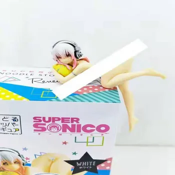 SAN Anime Kardas Meno Internete Sonicomi Sėdi Ver. Maudymosi kostiumėlį PVC Veiksmų Skaičius, Darbastalio Apdaila Modelis Makaronų Kamštis Žaislas 5-7cm
