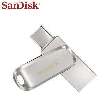 Sandisk DC4 USB Flash Disko Skaitymo Greitis 150MB/S, Dual Type-C USB 3.1 32GB 64GB OTG USB Atmintuką arba 128 GB 256 GB 512 GB Pendrive
