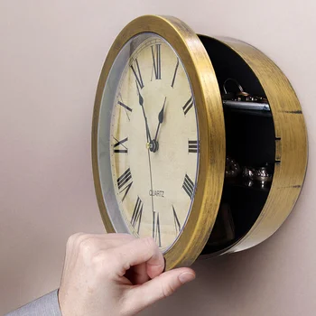 Sandėliavimo Laikrodis Saugiai Paslėpti Saugus Sieninis Laikrodis Retro Laikrodis Talpinimo Asmenybės Kambarį Laikrodis Papuošalų Laikymo Dėžutė