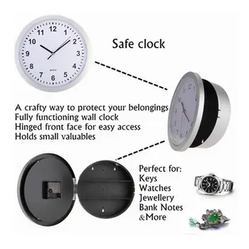 Sandėliavimo Laikrodis Saugiai Paslėpti Saugus Sieninis Laikrodis Retro Laikrodis Talpinimo Asmenybės Kambarį Laikrodis Papuošalų Laikymo Dėžutė