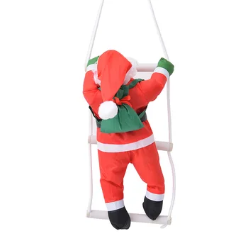 Santa Claus Kopėčių Lėlės Pakabukas Kalėdų Eglutė Namų Dekoro Naujųjų Metų Šalis 