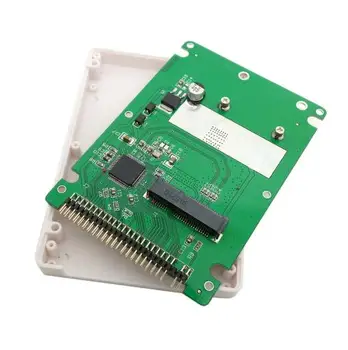 SATA mini PCI-E, SATA SSD 2,5 colių IDE 44pin Notebook Nešiojamas kietajame diske atveju Talpyklos Balta