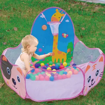 Saugaus Vaikų Playpen Nešiojamų Kūdikių Ball Pool Vaikų Folding Playpen Vaikas Tvora Patalpų Lauke, Vaikų Baseinas Kamuoliukus Žaislai