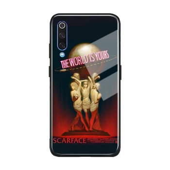 Scarface filmo plakatas Al Pacino minkšto silikono stiklo telefono dėklas padengti Xiaomi mi 6 8 9 SE mix 2 2s 3 redmi pastaba 5 6 7 8 pro