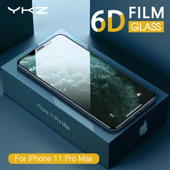 Screen Protector, Grūdintas Stiklas iPhone 12 11Pro Max XS 7 8 plus SE 6D Visą Ekraną Lenkta Kraštas Grūdintas Apsaugine Plėvele Padengti