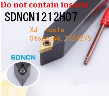 SDNCN1212H07 12*12mm Metalo Staklės, Pjovimo Įrankiai, Tekinimo Staklės, CNC Tekinimo Įrankiai, Išorės Tekinimo Įrankio Laikiklis S-Type SDNCN