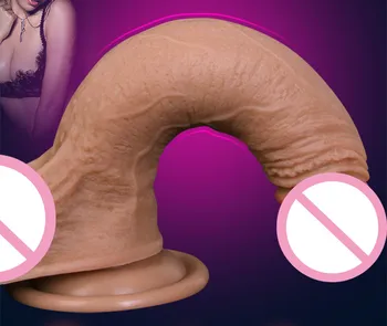 Sekso Parduotuvė Karšto Super Minkštas Silikoninis Dildo Realus Siurbimo Taurės Vyrų Dirbtinis Penis Penis Moteris Masturbator Suaugusiųjų Sekso Žaislų, Vibratorių