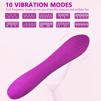 Sekso žaislai Moterims, 10 Greičio Vibratorius Vibratorius klitorio stimuliacijos G Spot makšties masturbator massager Erotiniai žaislai suaugusiems