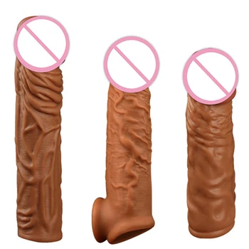 Sekso Žaisliukai Vyrams Vyrų Realistiškas Penio Mova Varpos Gaidys Žiedas Atidėti Ejakuliacija Daugkartinio Naudojimo Prezervatyvą Penis Plėtros Dildo Extender