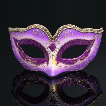 Seksualus Diamond Venecijos Kaukė Venecija Plunksnų Gėlių Vestuvių Karnavalas Šalies Veiklos Violetinis Kostiumas Sekso Lady Kaukė Maskuotis Msak