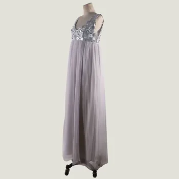 Seksualus motinystės suknelės už nuotrauką šaudyti Moteris Nėščia Diržas V Kaklo China Kokteilis Long Maxi Promenadzie Suknelė nėštumo suknelė 2020 m.