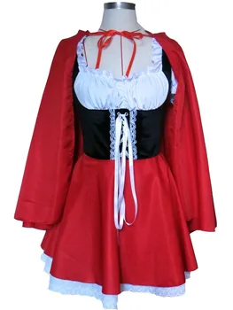 Seksualus Ponios, Mažai Raudona Jojimo Hood Helovinas Fancy Dress Kostiumai, Plius Dydis S-6XL