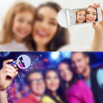 Selfie LED Žiedo Užpildyti Šviesos Nešiojamas Mobiliojo Telefono 36 LED Selfie Lempos, 3 lygių Apšvietimas Šviesos Žiedo Įrašą Visus mobiliuosius Telefonus