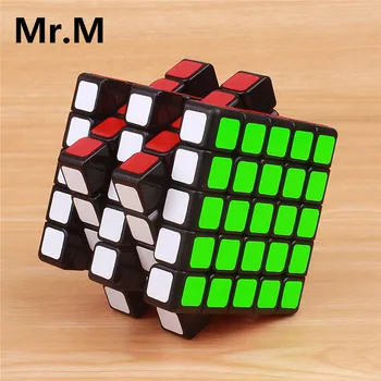 Sengso magnetinio 3x3x3 magic cube Ponas M 4x4x4 magnetai puzzle kubeliai lipdukai profesija greitis kubo žaislai Vaikams