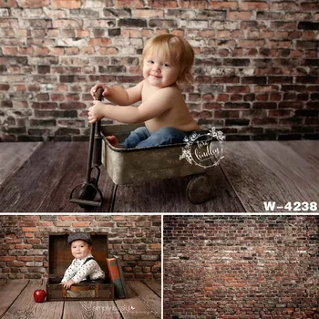 Senovinių Plytų Siena Fotografijos Fonas Vaikams, Kūdikių Fotostudijos Fono Shabby Chic Photoshoot Portretas Reklama Plytų Plakatai