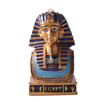 Senovės Egipto Faraono Karalienės Nefertitės Statula, Maža Galva ir Krūtinė Dervos Statula Statulėlės Skulptūra Namų Dekoro Amatai