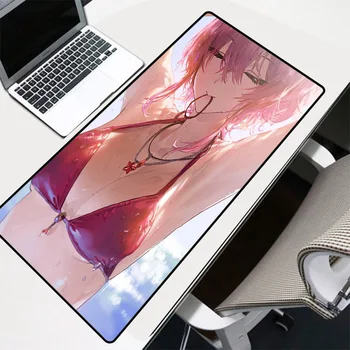 Sexy Anime Mergina Pelės Mygtukai Žaidėjus Pigiausia 900x400mm Notbook Pelės Kilimėlį Žaidimų Kilimėlis HD Spausdinti Padas Pelės KOMPIUTERIO Stalas Padmouse Kilimėliai