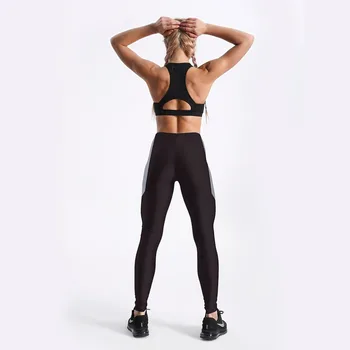 Sexy Fashion Formos Balta Aplink Spausdinti Moterų Fitneso Antblauzdžiai Moterims Treniruotės Mielas Elastinės Kelnės Lašas Laivybos