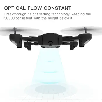 SG900 Sulankstomas drone profissional su Dual Camera drone 4K Selfie WiFi FPV Plataus Kampo Optinis Srauto RC Quadcopter Sraigtasparnio Žaislas