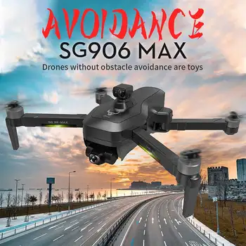 SG906 Pro3/Max Drone EVO 3-Ašis Gimbal 4K HD Camara GPS 5G Wifi FPV Profesional RC Dron 1.2 KM 50X Brushless Variklio RC Sraigtasparnis