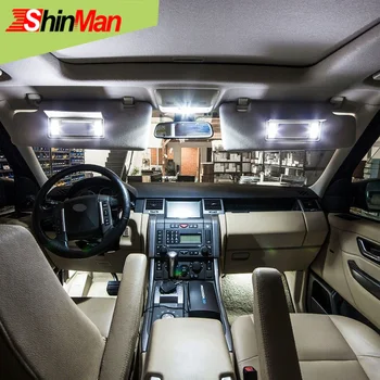 ShinMan 13X LED AUTOMOBILIŲ Lengvųjų Automobilių LED Interjero Automobilio apšvietimo BMW X3 E83 LED Vidaus apšvietimo rinkinys 2003-2010 VADOVAVO Automobilio salono