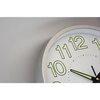 Sieninis Laikrodis Šviesos Silent Kvarco Namų Puošybai Gyvenimo kambario, Miegamasis Skaitmeninės Skaičius Sienos Kabo Laikrodis Švyti Tamsoje