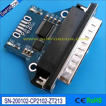 Silicio labs cp2102 cp210x usb serial rs232 adapterį pcba Modulis USB B lizdas db9pin kištuką į usb