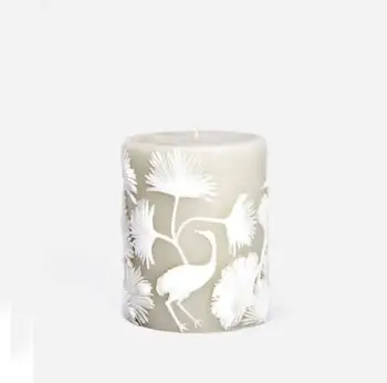 Silikono formos žvakių liejimo formos gėlių, paukščių, žvakės aromatas silikono formų Paramos Krano ir gėlių vestuvių žvakė 