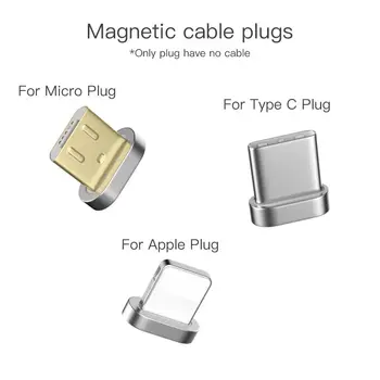Sindvor Magnetinio Kabelio Kištuko Tipas C Micro USB C 8 pin Greito Įkrovimo Adapteris Telefono 