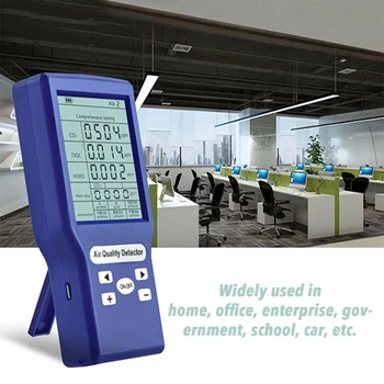 Skaitmeninis CO2 Jutiklis PPM Metrų Mini Anglies Dioksido Detektorius Dujų Analizatorius Oro Kokybės Monitorių Su LCD Ekrano Analizatorius