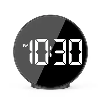 Skaitmeninis Laikrodis LED Naktinis Režimas, Elektroninių Žiūrėti Didelių Laiko Temperatūros Namų Dekoro Stalo Laikrodis Pabusti Šviesos