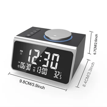 Skaitmeninis LED Laikrodis-Žadintuvas Daugiafunkcį Atidėjimo Laikas Ekranas FM Radijas, Žadintuvas Projekcija, Signalizacijos Temperatūros, Drėgmės Ekranas
